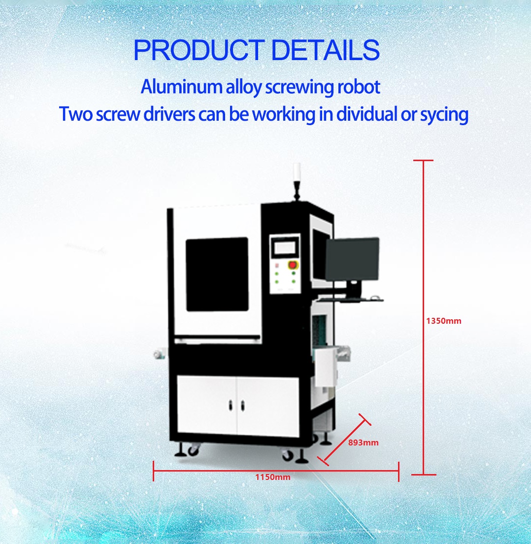 Máy vặn vít tự động cho bảng điều khiển máy khóa vít nhẹ Máy vặn vít tự động 2 by 2 bảng điều khiển